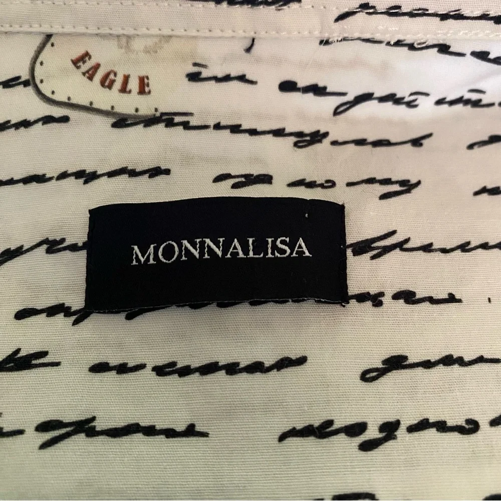 Monnalisa Boys Biker Print Long sleeves Shirt - Picture 11 of 11